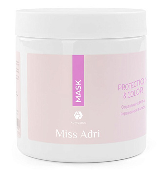 Маска для окрашенных волос ADRICOCO Miss Adri Protection & color, 500 мл 
